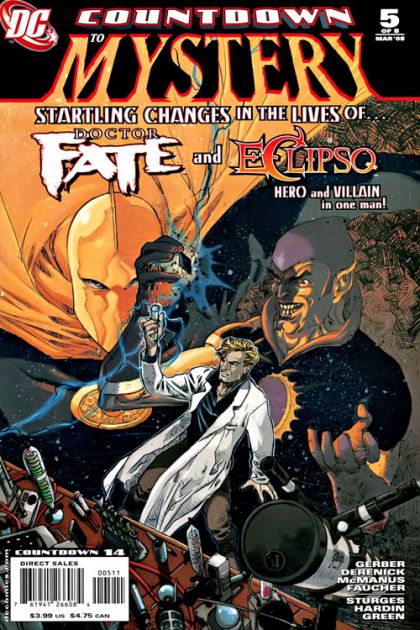 Countdown to Mystery Countdown - The Music of the Spheres & More Pain Comics, Part 2 & Part 5: Head Pieces |  Issue#5 | Year:2008 | Series: Countdown | Pub: DC Comics