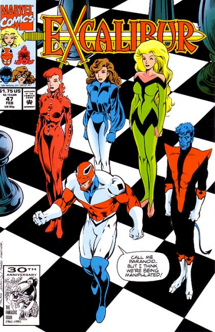 Excalibur, Vol. 1 Come One and All to the Ugly Bug-Eyed Monster Ball |  Issue#47A | Year:1992 | Series: Excalibur | Pub: Marvel Comics