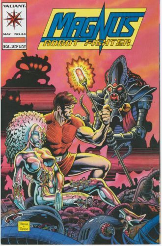 Magnus Robot Fighter, Vol. 1 Holocaust 4002, Part 4: The Fall Of North Am |  Issue#24 | Year:1993 | Series: Magnus Robot Fighter | Pub: Valiant Entertainment