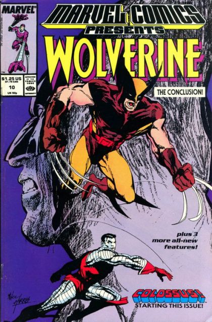 Marvel Comics Presents, Vol. 1 Wolverine / Man-Thing / Machine Man / Colossus |  Issue#10A | Year:1988 | Series:  | Pub: Marvel Comics