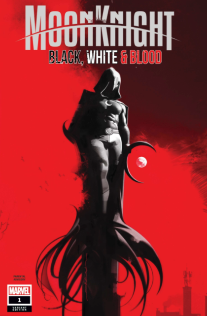Moon Knight: Black, White & Blood  |  Issue#1C | Year:2022 | Series:  | Pub: Marvel Comics | Incentive Jeff Dekal Variant Cover