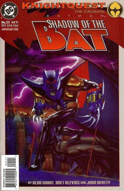 Batman: Shadow of the Bat Knightquest: The Crusade - Joe Public: The Birth Of A Hero |  Issue#25A | Year:1994 | Series: Batman | Pub: DC Comics