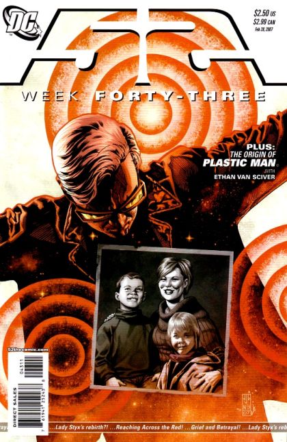 52 52 - Family Matters / The Origin of Plastic Man |  Issue#43A | Year:2007 | Series:  | Pub: DC Comics