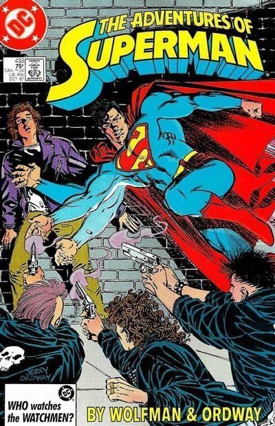 The Adventures of Superman Gangwar, A Tragedy in Five Acts |  Issue#433A | Year:1987 | Series: Superman | Direct Edition