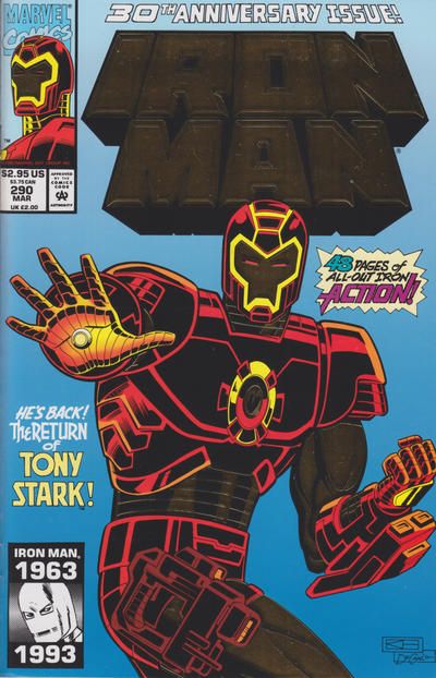 Iron Man This Year's Model; Stark Enterprises Technical Database |  Issue#290A | Year:1993 | Series: Iron Man | Pub: Marvel Comics