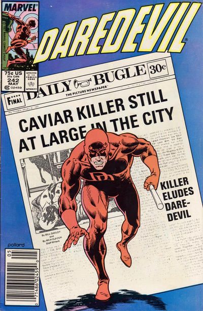 Daredevil, Vol. 1 Caviar Killer |  Issue#242B | Year:1987 | Series: Daredevil | Pub: Marvel Comics |