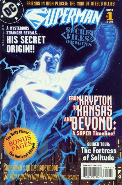 Superman: Secret Files Who... Is Superman? / Lost Pages: Who Watched Metropolis During Superman's Honeymoon? / Lost Pages: What Happened During Lois & Clark's Honeymoon? |  Issue#1 | Year:1997 | Series: Superman |