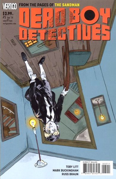 Dead Boy Detectives Halfway House, Topsy-Turvy Part 1 of 2 |  Issue#5 | Year:2014 | Series:  | Pub: DC Comics