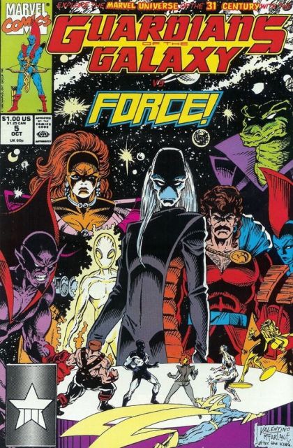 Guardians of the Galaxy, Vol. 1 A Force To Reckon With |  Issue#5A | Year:1990 | Series: Guardians of the Galaxy |