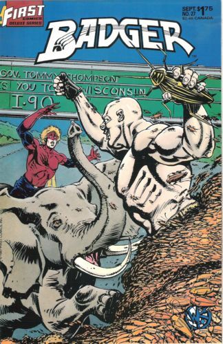 Badger, Vol. 1 The Roach Wrangler, Part 2 |  Issue#27 | Year:1987 | Series:  | Pub: First Comics