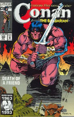 Conan the Barbarian, Vol. 1 Conan the Renegade, Part III: Death Comes Creeping |  Issue#268A | Year:1993 | Series: Conan | Pub: Marvel Comics