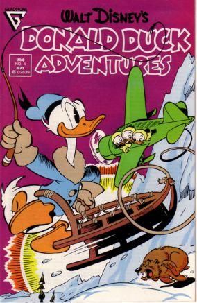Donald Duck Adventures, Vol. 1 Frozen Gold |  Issue#4 | Year:1988 | Series: Walt Disney | Pub: Gladstone