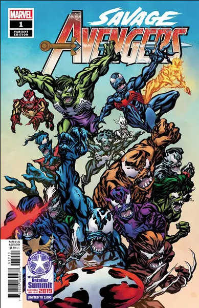 Savage Avengers, Vol. 1  |  Issue#1J | Year:2019 | Series:  | Pub: Marvel Comics | Retailer Summit 2019 Mike McKone Variant