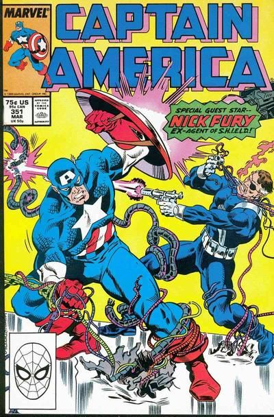 Captain America, Vol. 1 Changing of the Guard |  Issue#351A | Year:1988 | Series: Captain America | Pub: Marvel Comics |