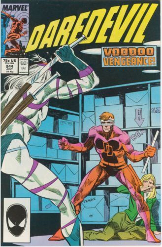 Daredevil, Vol. 1 Touch Me |  Issue#244A | Year:1987 | Series: Daredevil | Pub: Marvel Comics |