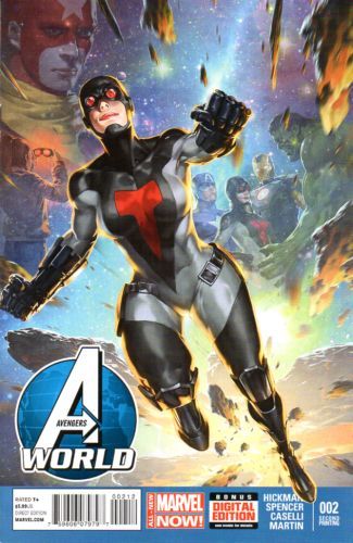 Avengers World  |  Issue#2C | Year:2014 | Series: Avengers | Pub: Marvel Comics | Jung-Geun Yoon 2nd Printing Variant Cover