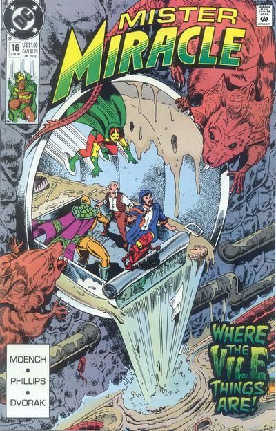 Mister Miracle, Vol. 2 The Sewer Sticks |  Issue#16A | Year:1990 | Series: Mister Miracle |