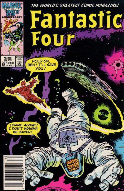 Fantastic Four, Vol. 1 Set The Controls For The Heart Of The Sun! |  Issue#297B | Year:1986 | Series: Fantastic Four | Pub: Marvel Comics |