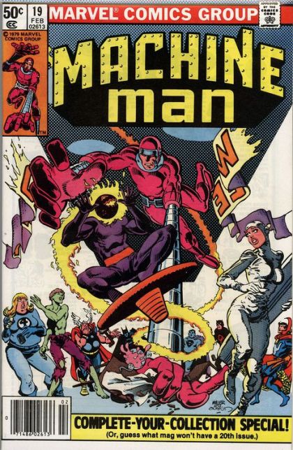 Machine Man, Vol. 1 Jolted By Jack O'lantern! |  Issue#19B | Year:1981 | Series: Machine Man | Pub: Marvel Comics |