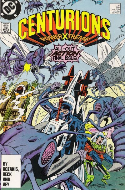 Centurions Double Cross |  Issue#4A | Year:1987 | Series:  | Pub: DC Comics |