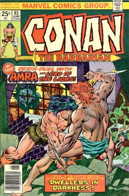 Conan the Barbarian, Vol. 1 Death Among The Ruins! |  Issue#63A | Year:1976 | Series: Conan | Pub: Marvel Comics