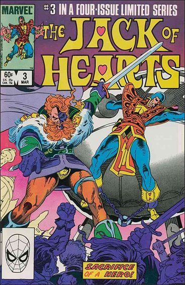 Jack of Hearts Heartbreak |  Issue#3A | Year:1984 | Series:  | Pub: Marvel Comics