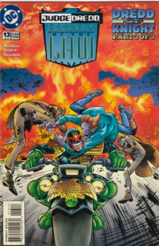 Judge Dredd: Legends of the Law Dredd of Knight, Part 3 |  Issue#13 | Year:1995 | Series: Judge Dredd | Pub: DC Comics |