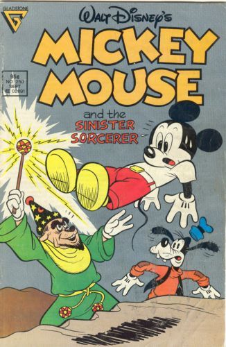 Mickey Mouse Mickey Mouse And The Sinister Sorcerer |  Issue#250A | Year:1989 | Series: Mickey Mouse | Pub: Gladstone |