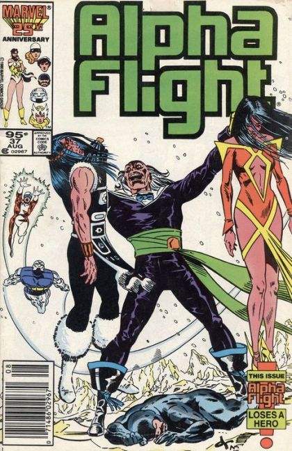Alpha Flight, Vol. 1 Death Birth |  Issue#37C | Year:1986 | Series: Alpha Flight | Pub: Marvel Comics