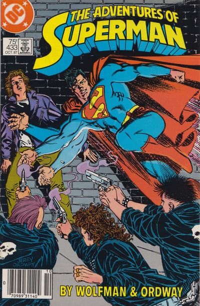 The Adventures of Superman Gangwar, A Tragedy in Five Acts |  Issue#433B | Year:1987 | Series: Superman | Pub: DC Comics |