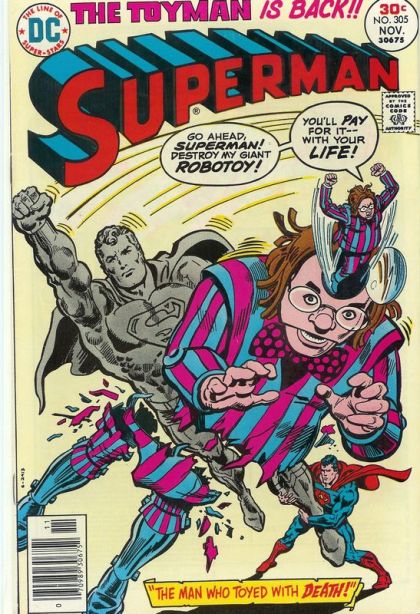 Superman, Vol. 1 The Man Who Toyed With Death |  Issue#305 | Year:1976 | Series: Superman | Pub: DC Comics