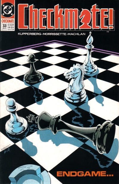 Checkmate, Vol. 1 Patriotic Knights, Final Fight / Knight Light |  Issue#33 | Year:1991 | Series:  | Pub: DC Comics |