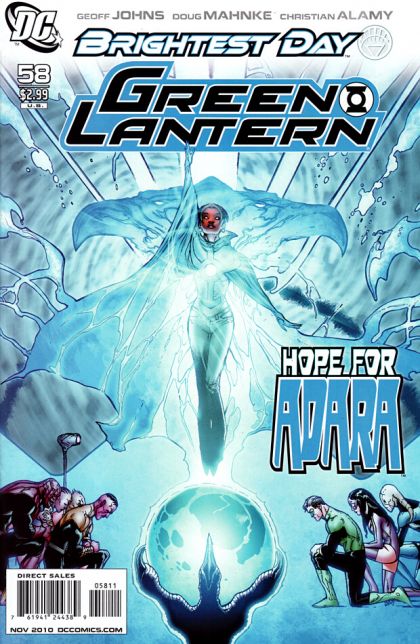 Green Lantern, Vol. 4 Brightest Day - Hope Burns Bright |  Issue#58A | Year:2010 | Series: Green Lantern | Pub: DC Comics