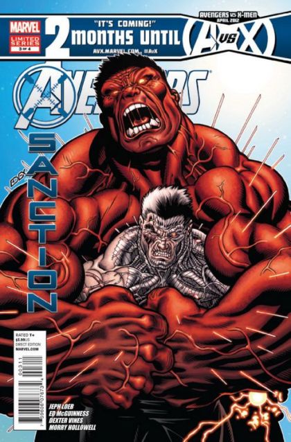 Avengers: X-Sanction Noon |  Issue#3A | Year:2012 | Series: Avengers | Pub: Marvel Comics | Ed McGuinness Regular Cover