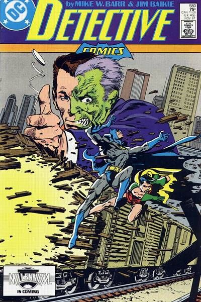 Detective Comics, Vol. 1 Double Image |  Issue#580A | Year:1987 | Series: Detective Comics |
