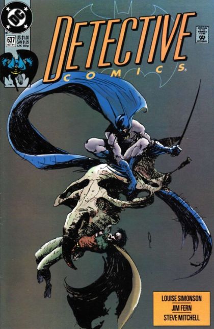 Detective Comics, Vol. 1 Control Freak |  Issue#637A | Year:1991 | Series: Detective Comics | Pub: DC Comics