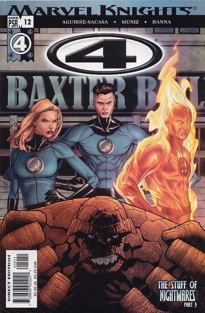 (Damaged Comic Readable/Acceptable Condtion)  Marvel Knights 4 The Stuff of Nightmares, Part 3 |  Issue#12 | Year:2004 | Series: Fantastic Four | Pub: Marvel Comics