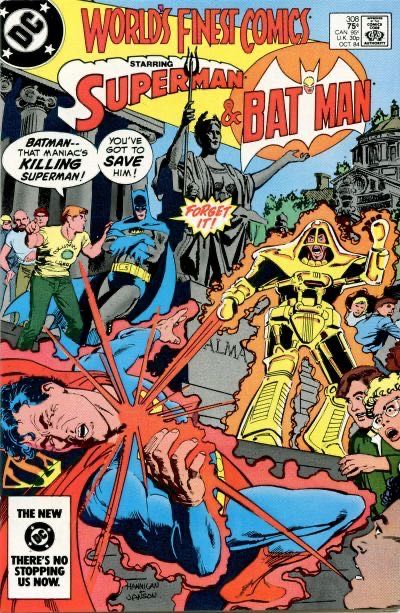 World's Finest Comics Night and Day |  Issue#308A | Year:1984 | Series: World's Finest | Pub: DC Comics |