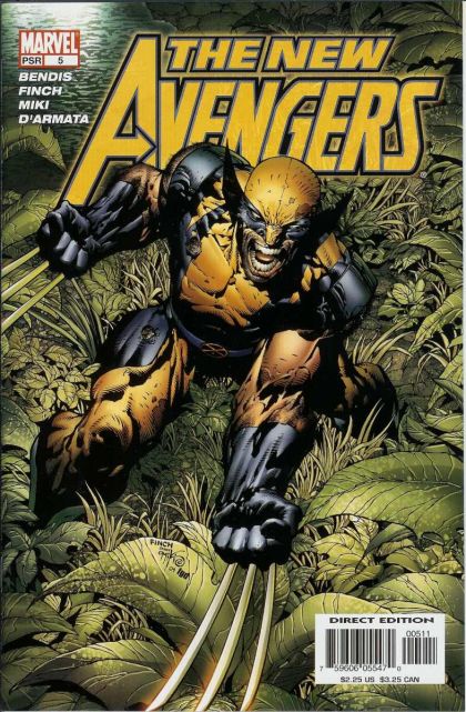 New Avengers, Vol. 1 Breakout!, Part 5 |  Issue#5A | Year:2005 | Series:  | Pub: Marvel Comics | Regular David Finch Cover