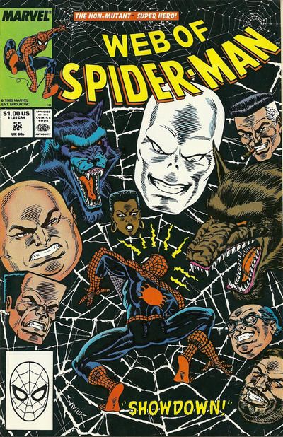 Web of Spider-Man, Vol. 1 Showdown |  Issue#55A | Year:1989 | Series: Spider-Man |