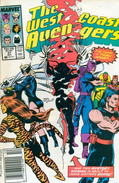 The West Coast Avengers, Vol. 2 Avengers Disassemble! |  Issue#37B | Year:1988 | Series:  |