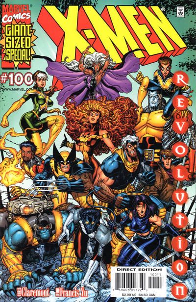 X-Men, Vol. 1 End of Days |  Issue#100A | Year:2000 | Series: X-Men | Pub: Marvel Comics | Arthur Adams Regular