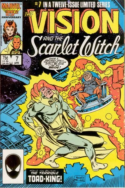 Vision and the Scarlet Witch, Vol. 2 Batteries Not Included |  Issue#7A | Year:1986 | Series: Vision and Scarlet Witch | Pub: Marvel Comics