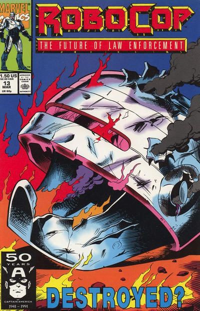Robocop Past Sins |  Issue#13 | Year:1991 | Series:  | Pub: Marvel Comics