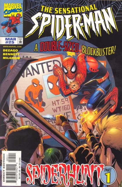 The Sensational Spider-Man, Vol. 1 Spiderhunt - Part 1: Into the Dance! |  Issue#25A | Year:1998 | Series: Spider-Man | Pub: Marvel Comics