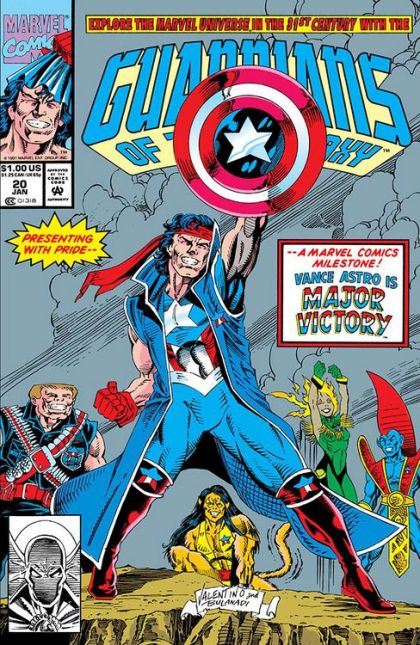 Guardians of the Galaxy, Vol. 1 Major Victory |  Issue#20A | Year:1991 | Series: Guardians of the Galaxy | Pub: Marvel Comics |