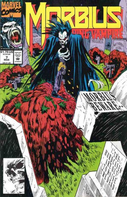 Morbius: The Living Vampire, Vol. 1 Cemetery Dance |  Issue#7A | Year:1993 | Series: Midnight Sons | Pub: Marvel Comics