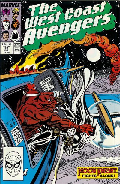 The West Coast Avengers, Vol. 2 Dead Run! |  Issue#29A | Year:1988 | Series:  | Pub: Marvel Comics