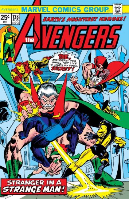 The Avengers, Vol. 1 Stranger in a Strange Man! |  Issue#138 | Year:1975 | Series: Avengers | Pub: Marvel Comics