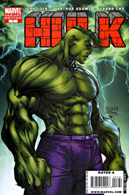 Hulk, Vol. 1 What Happens In Vegas / Hell Hath No Fury |  Issue#7C | Year:2008 | Series: Hulk | Pub: Marvel Comics | Michael Turner Incentive Variant (1:10)
